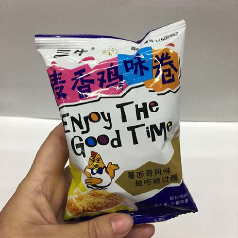 绿源谷零食小铺-麦香鸡味卷