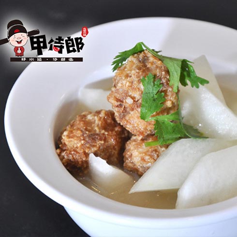 甲侍郎水饺-萝卜肉丸汤
