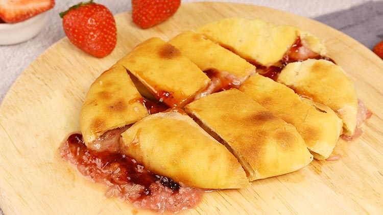 薯榴季-树莓芝士饼