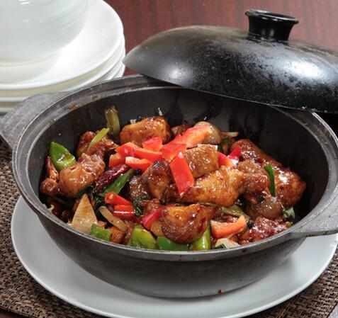 哈哈香-红椒+黄焖鸡米饭