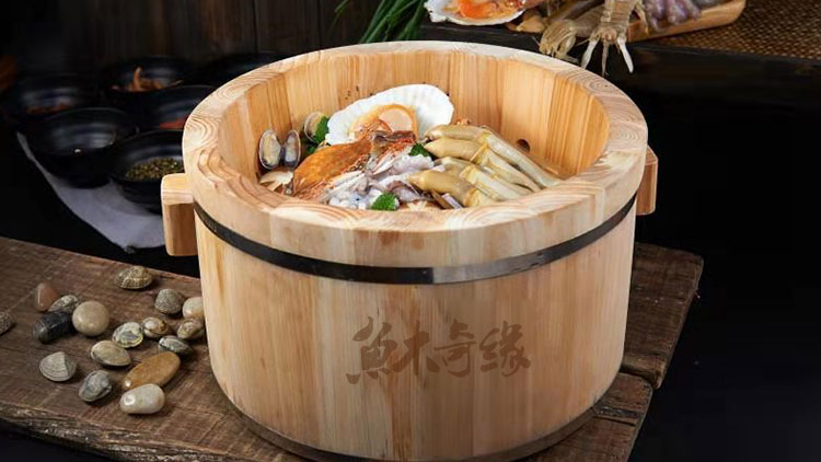 鱼木奇缘木桶鱼火锅-海鲜鱼火锅