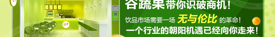 谷蔬果功能饮吧加盟小投资高回报