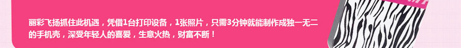丽彩飞扬彩印手机壳 