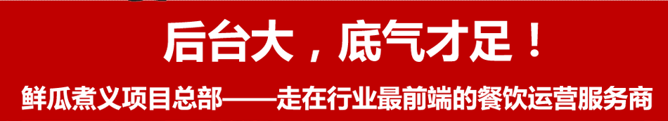 鲜瓜煮义2013年战略合作伙伴帮你搞定广告宣传