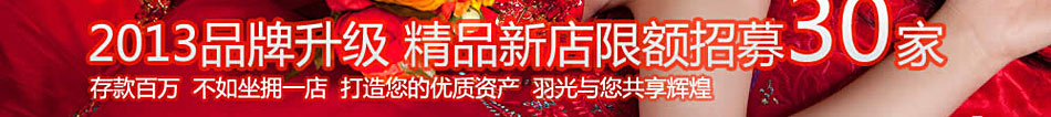 羽光家纺2013品牌升级,让你存款百万,不如坐拥一店