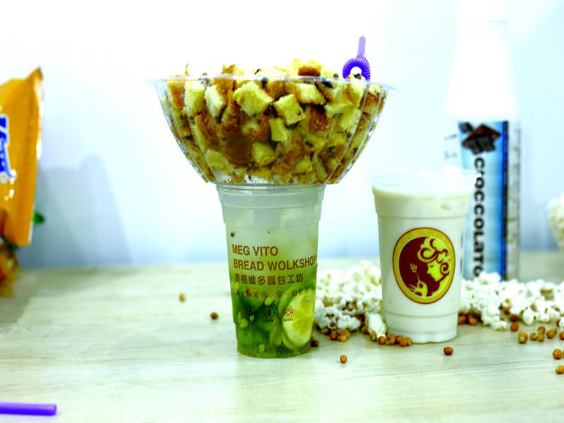 麦格维多特色爆奶杯-满足吃和喝的创意食品-3158招商加盟网