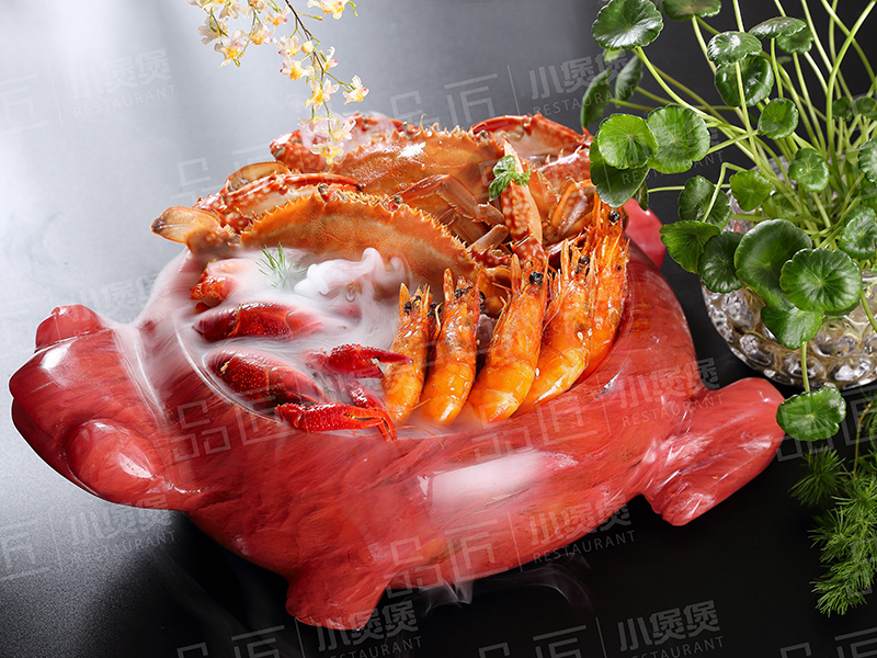品匠小煲煲快餐-招财虾蟹煲