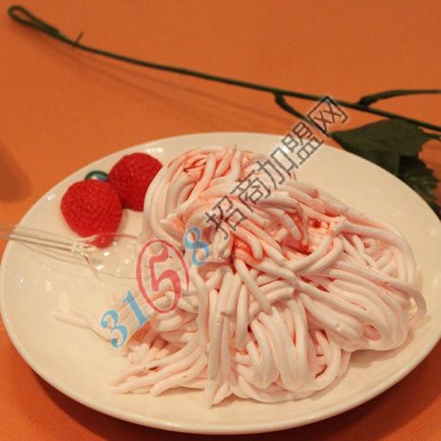 冰雪童话冰淇淋面条