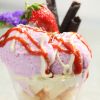 贝克汉堡西式快餐-草莓冰激凌 