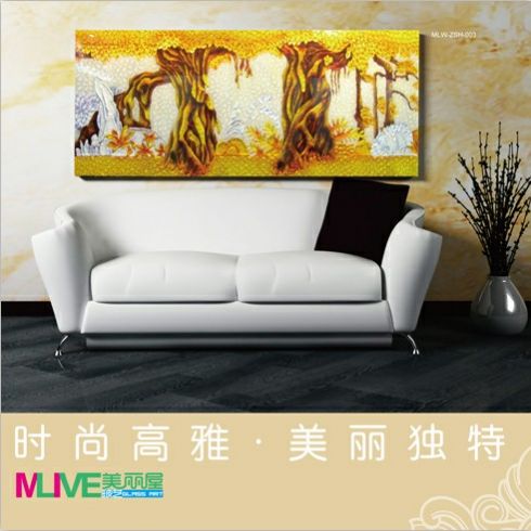千百变玻璃3D冰晶画