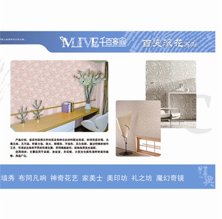 美丽e屋创意微妆滚花墙秀