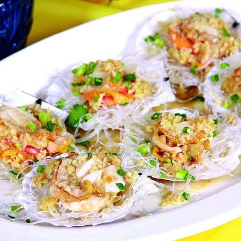 蒜蓉粉丝蒸扇贝