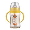 爱普丽婴儿用品ppsu奶瓶系列-AU1067PPSU宽口弧形210ml(黄)