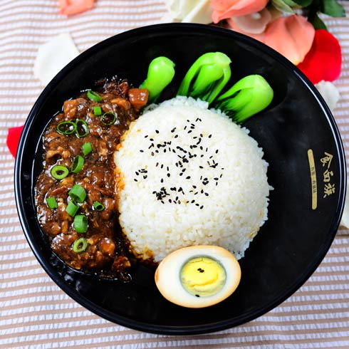 龙塘肉盖饭  