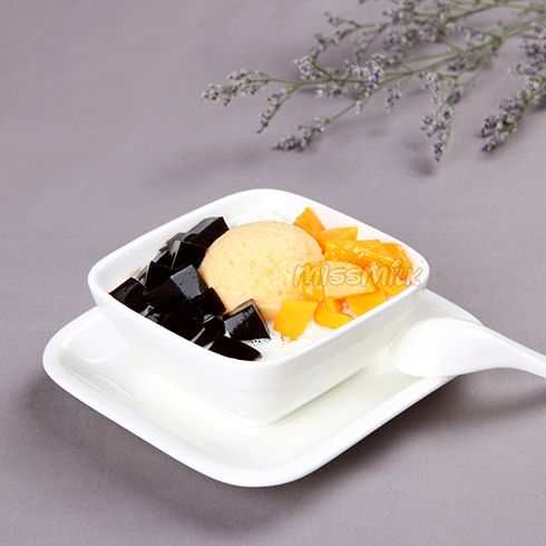 missmilk-雪山芒果黑凉粉