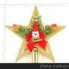 有利德生产各种圣诞王角星树顶星 圣诞树顶