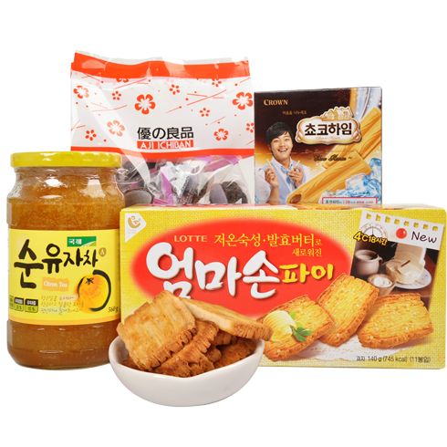 优壹家进口食品店产品-韩式零食套装