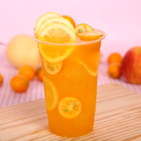 鲜果仙茶饮品产品-金桔柠檬茶