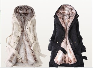 厂家直销2014冬装新款毛毛胆女棉衣批发 加厚保暖冬季女棉衣批发