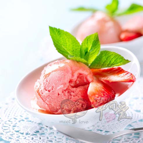 芋尚爱冰淇淋产品-草莓冰淇淋