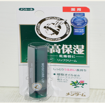 茗品汇进口商品超市产品-日本近江蔓莎水立方椿油润唇膏薄荷味