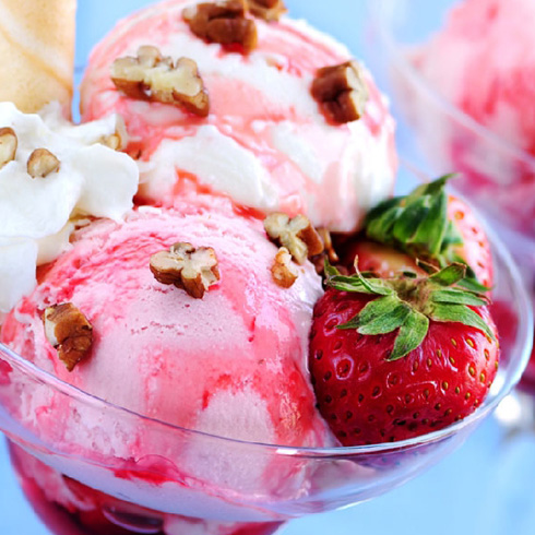 e号冰站冰淇淋产品-倾城之恋草莓味冰淇淋