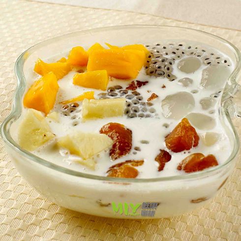 鲜果蜜语奶茶产品-水果西米露