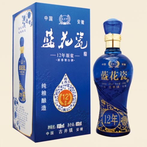 复兴梦白酒产品-复兴梦兰花瓷12年酒