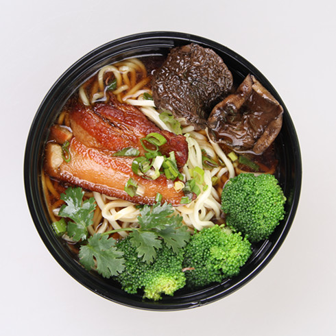 壹殿仟麺快餐-松蘑养生大肉面