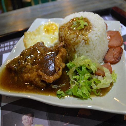 九块九粥饭世家-鸡排饭