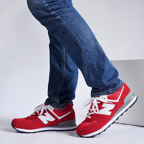BN-BN运动鞋红色复古