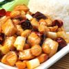 奥利滋汉堡-宫保鸡丁饭    