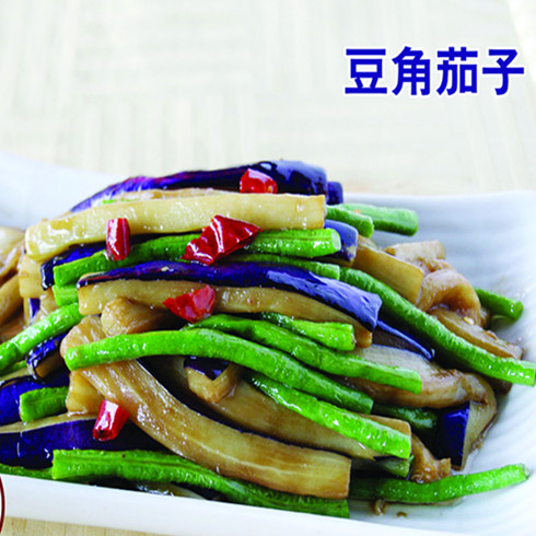 巴山夜鱼烤鱼-豆角茄子
