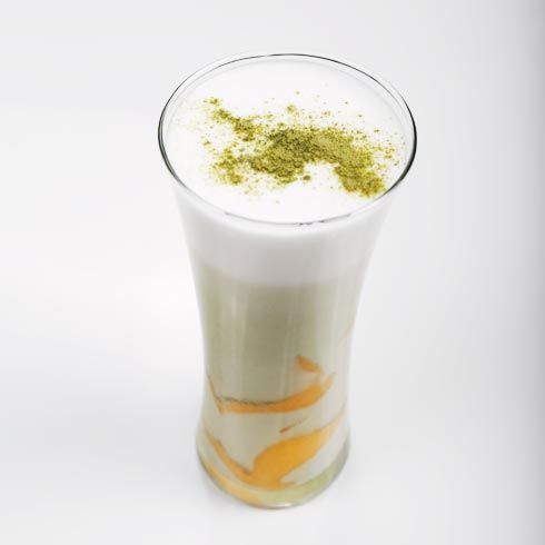 粉鲜生酸辣粉-绿茶布丁奶茶