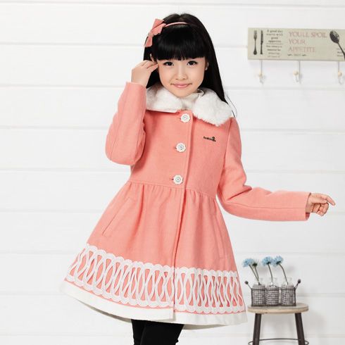 贝蕾尔童装产品-贝蕾尔女童冬季中长款外套