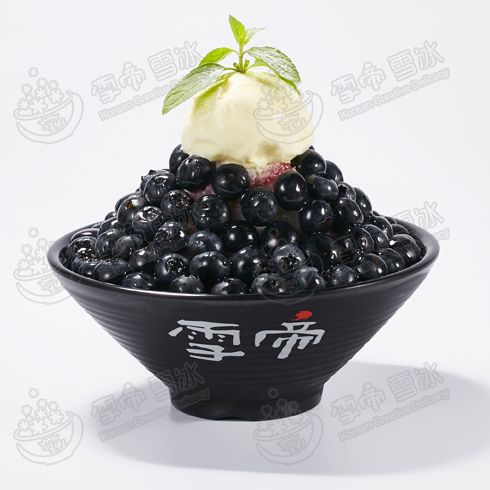雪帝雪冰-雪帝蓝莓雪花冰
