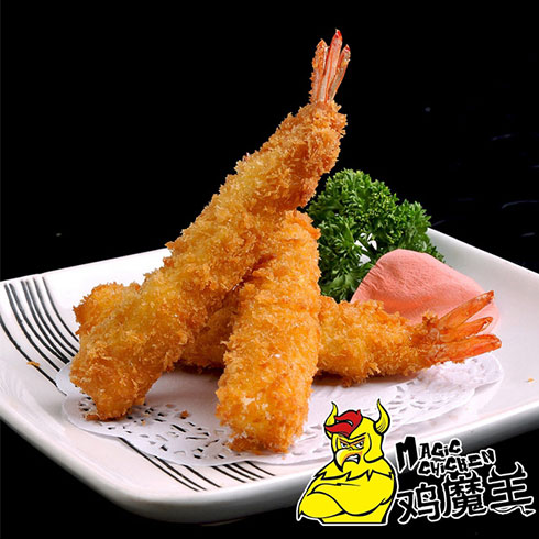 鸡魔王炸鸡排-风味蝴蝶虾