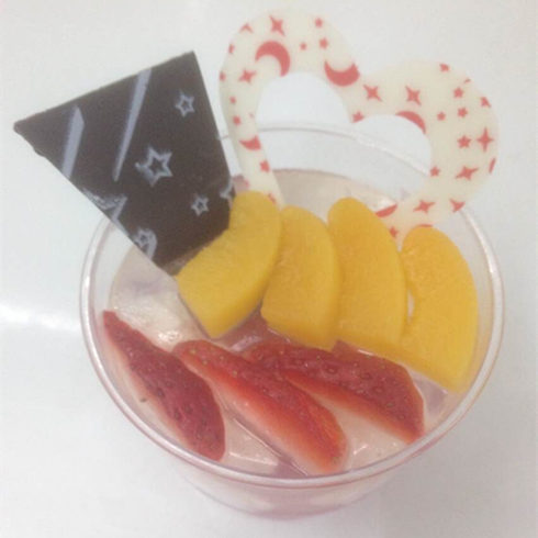 黑咖果冻慕斯  