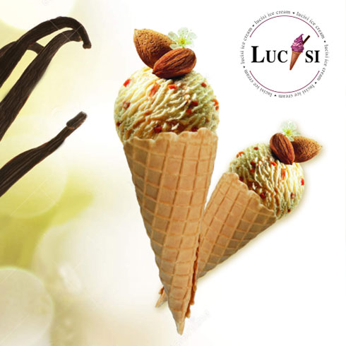 卢魁斯冰淇淋-杏仁甜筒冰淇淋