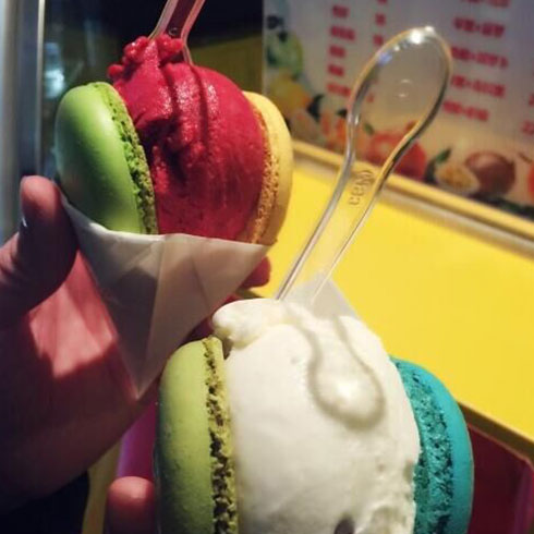 QQ果冻动感冰车-玛卡龙冰淇淋