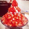 甜甜草莓雪冰
