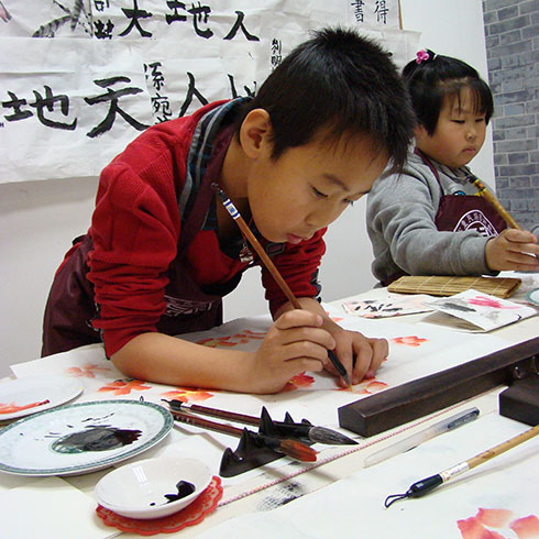 东方童民族艺术教育-书法和绘画