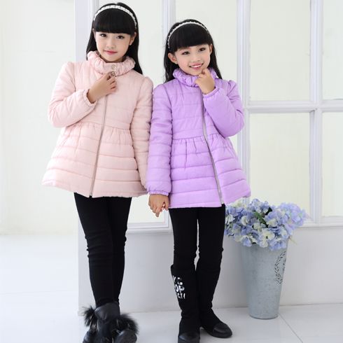 贝蕾尔-秋季女童羽绒服高领保暖