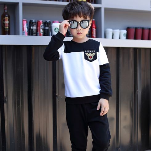 贝蕾尔-中大童打底衫男春秋外套潮 