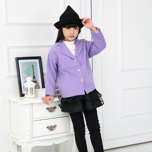 贝蕾尔-紫色薄外套V领春秋款