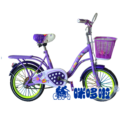 咪哆啦玩具童车-紫色自行车