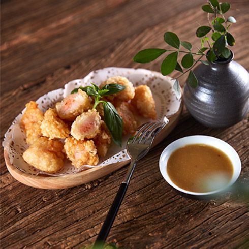 茶之然-鱼子酱虾球