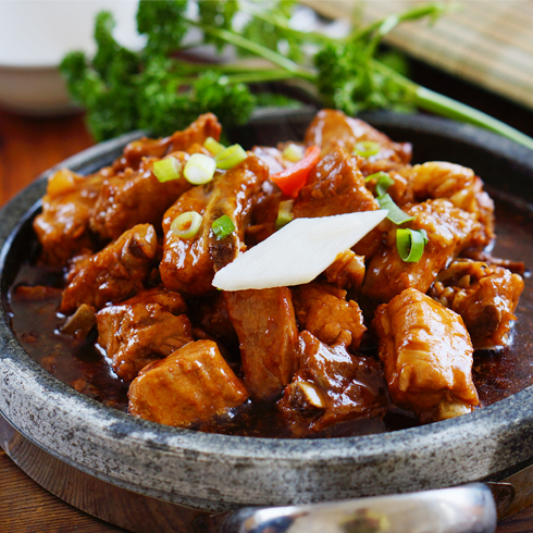 福锅满堂石锅主题餐厅-石锅秘制排骨