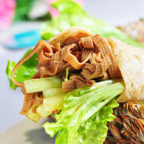 湖南味视创意小吃-鲜香卤肉卷