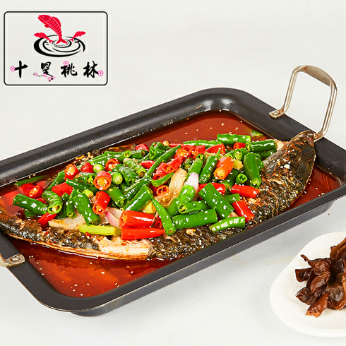 十里桃林风味烤活鱼-香辣鱼